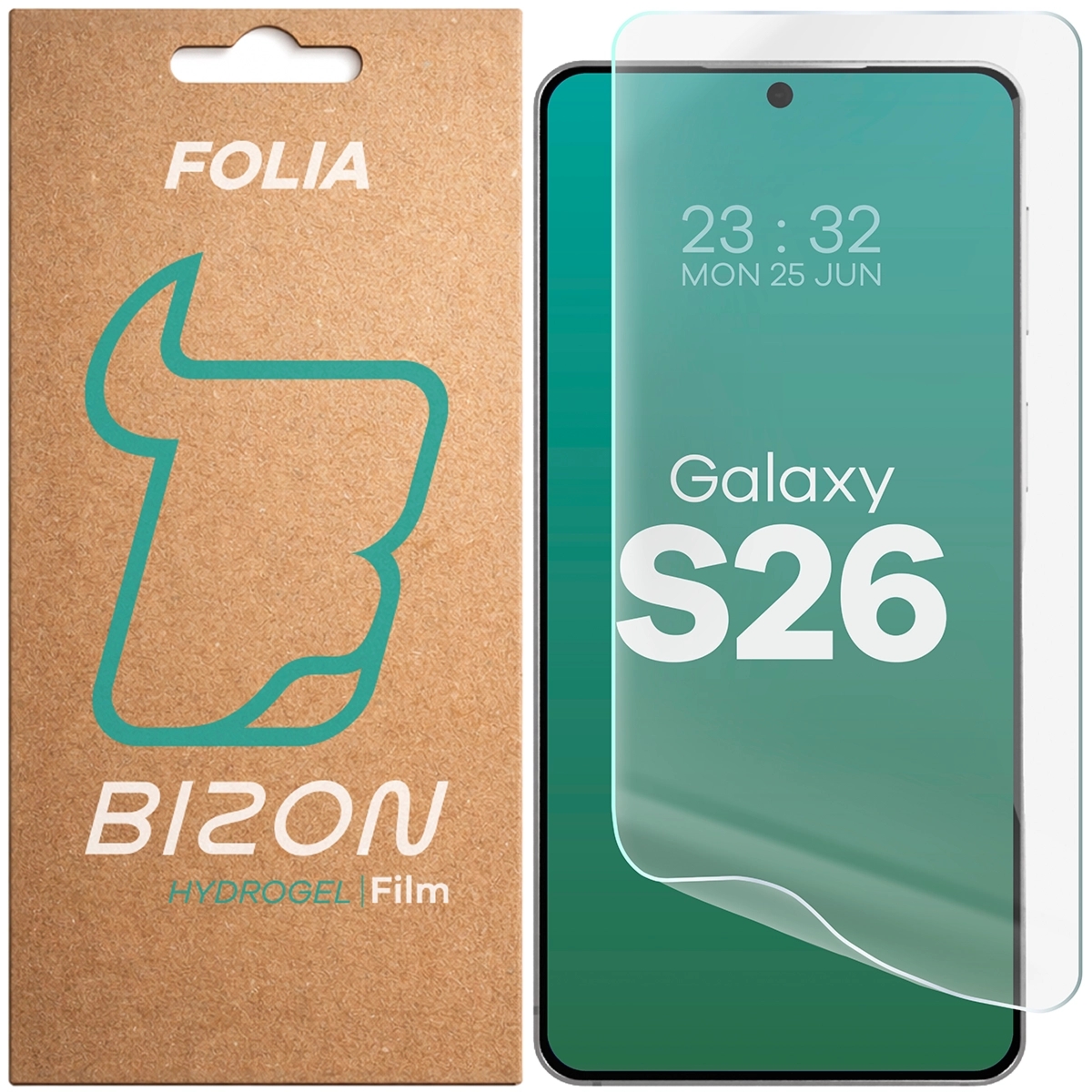 Folia hydrożelowa na ekran Bizon Film Hydrogel Front do Galaxy S26, 1 sztuka
