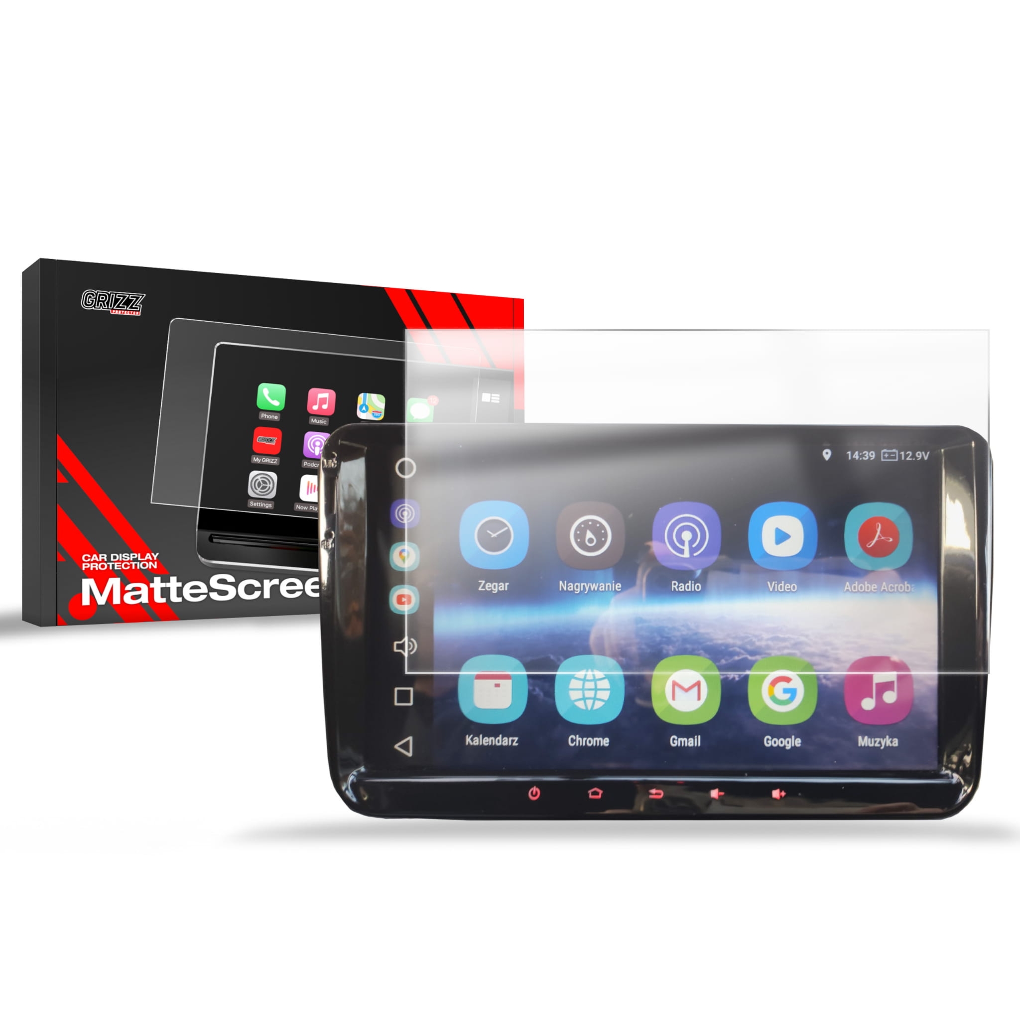 Folia matowa Grizz Protector do Volkswagen VW Golf 6 GTI 9″ Android Radio