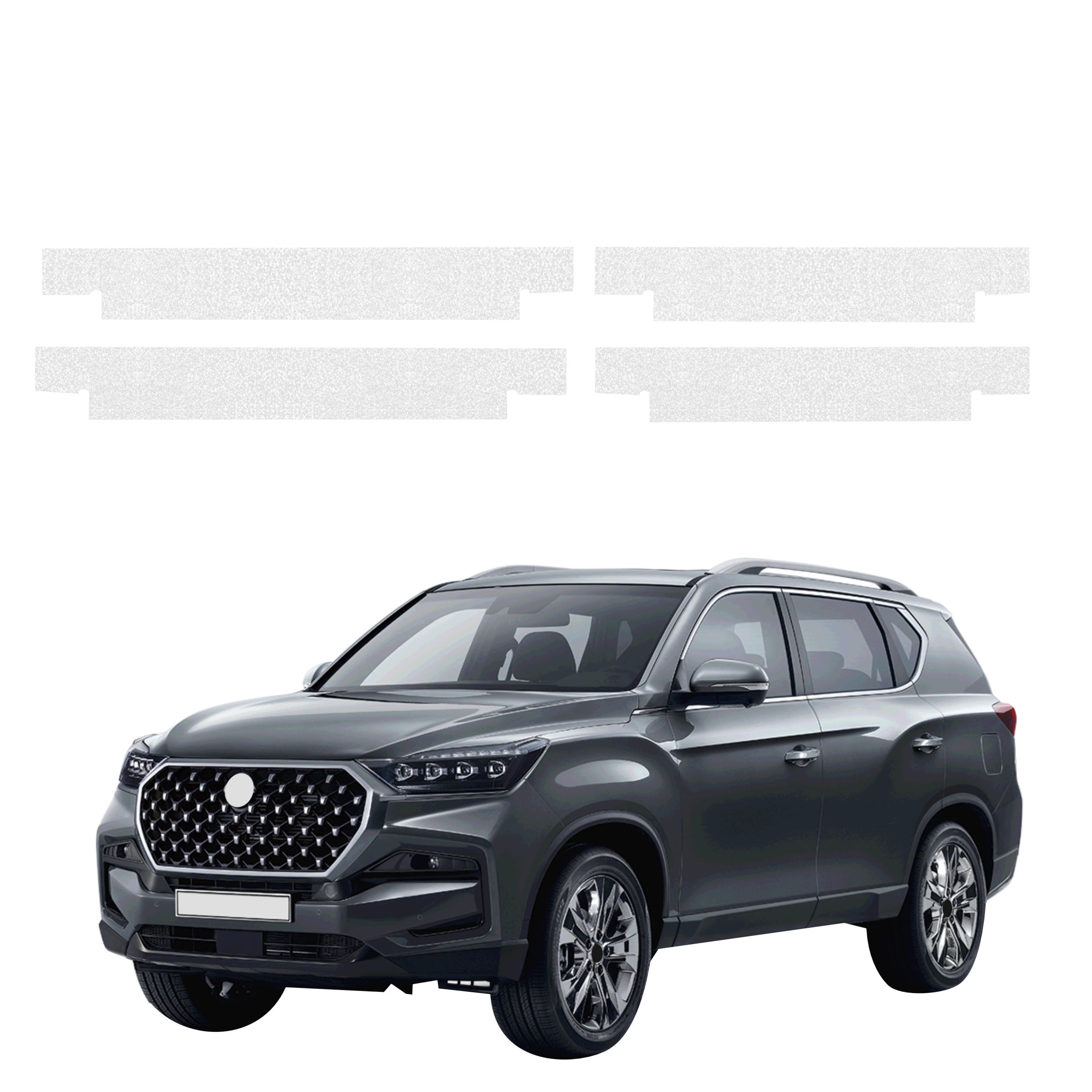 4w1 Bezbarwna powłoka techniczna Grizz Protector na progi SsangYong Rexton (2023-2026)