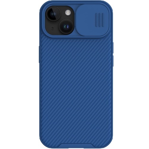 Image of Etui Nillkin CamShield Pro do iPhone 15 Plus, niebieskie