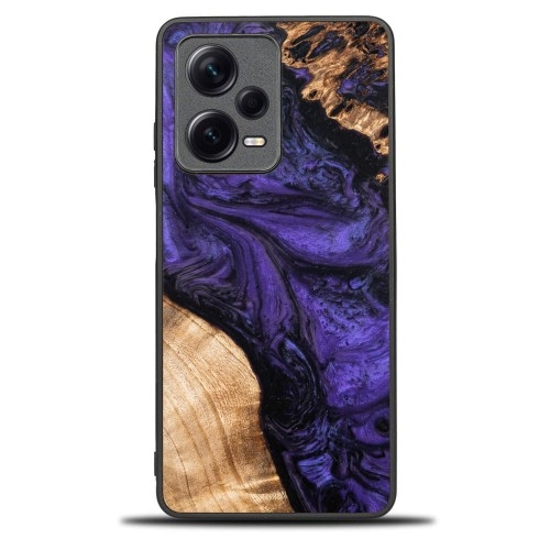 Image of Drewniane etui do Xiaomi Redmi Note 12 Pro 5G, Bewood Unique Violet