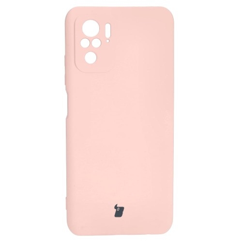 Image of Etui Bizon Case Silicone Sq do Xiaomi Poco M5S / Redmi Note 10/10S, jasnoróżowe