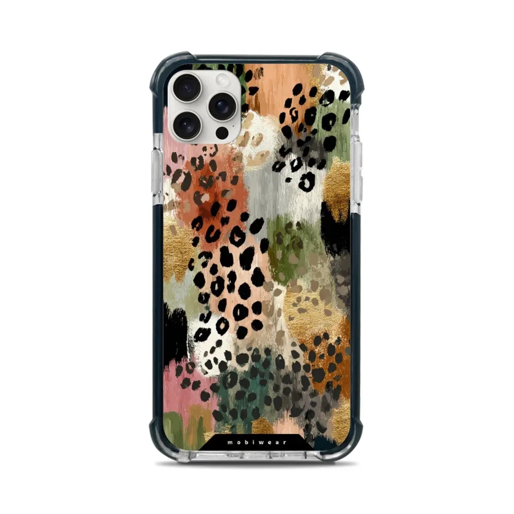 Etui ochronne do iPhone 11 Pro Max do MagSafe, Mobiwear Elite Bumper, malownicze cętki