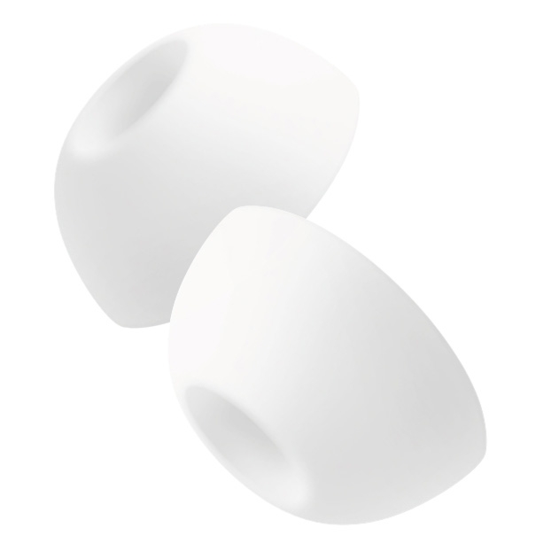 Nakładki douszne do słuchawek, Fixed do AirPods Pro, Pro 2, 2-pack M, białe