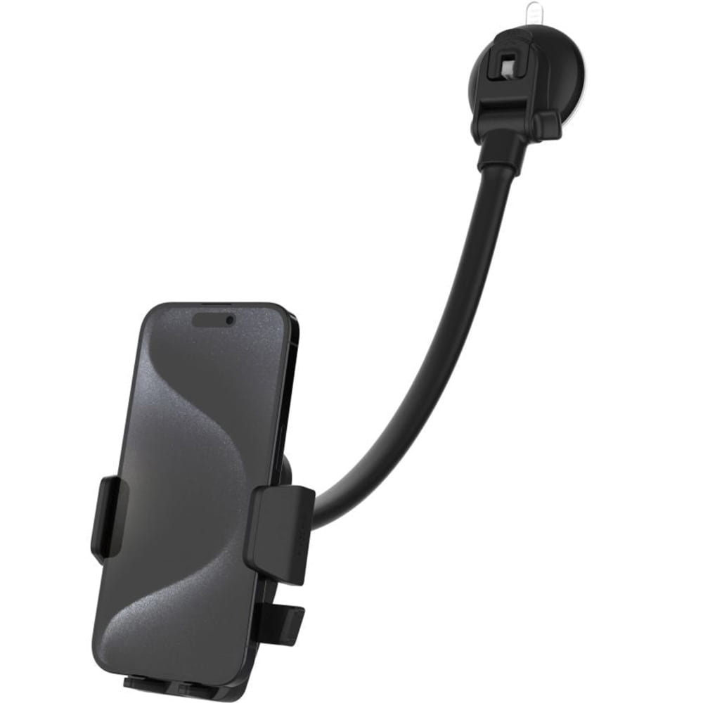 OUTLET: Uchwyt samochodowy Fixed Flex XL na szybę / deskę rozdzielczą, czarny