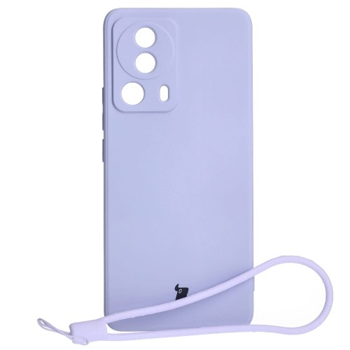 Image of Etui Bizon Case Silicone Sq do Xiaomi 13 Lite, jasnofioletowe