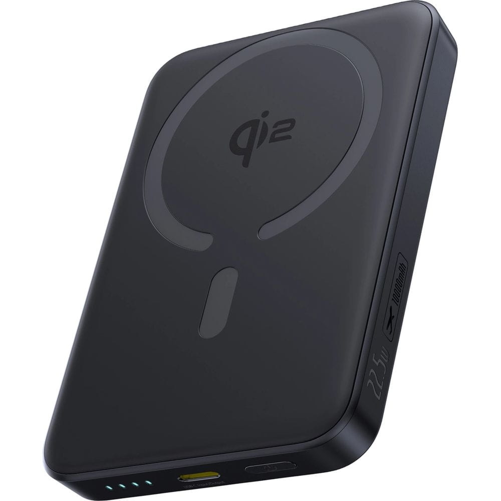 Powerbank indukcyjny Baseus EnerFill FM12 do MagSafe, Qi2 15W, USB-C 22.5W, 10 000mAh + kabel USB-C, czarny
