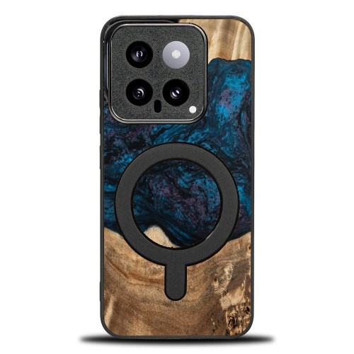 Image of Drewniane etui Bewood Unique Planets - Neptun do MagSafe do Xiaomi 14 Pro