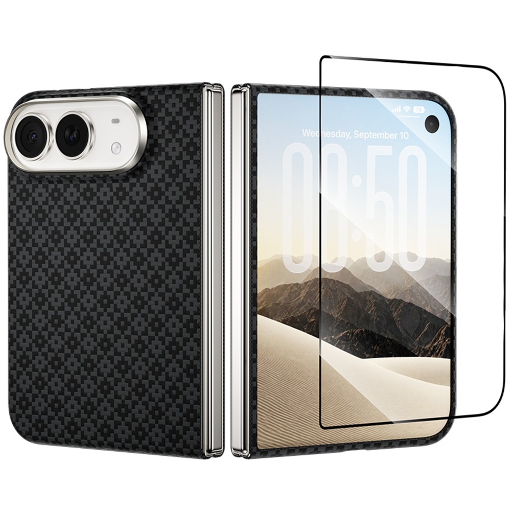 Etui Benks Magnetic Armor Grid Air Grand Combo MagSafe do iPhone Duo, czarne