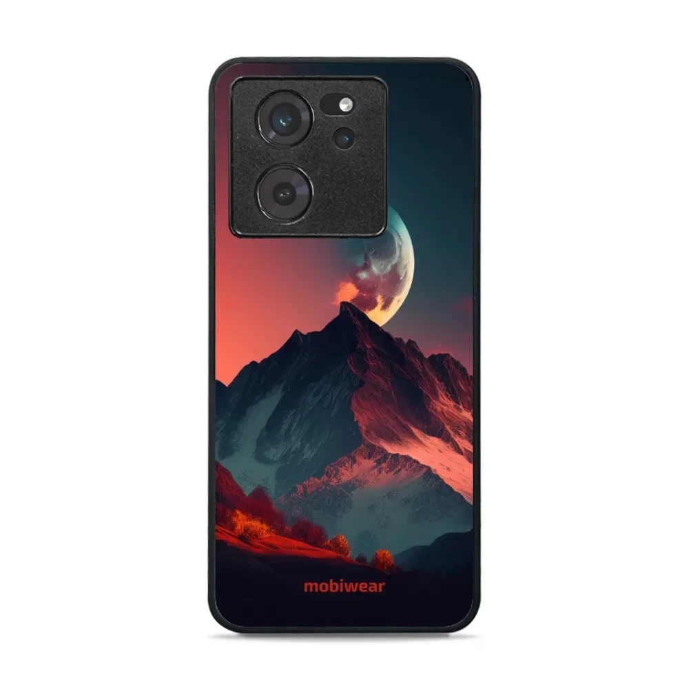 Etui ochronne do Xiaomi 13T, Mobiwear Glossy Case, górski zmierzch