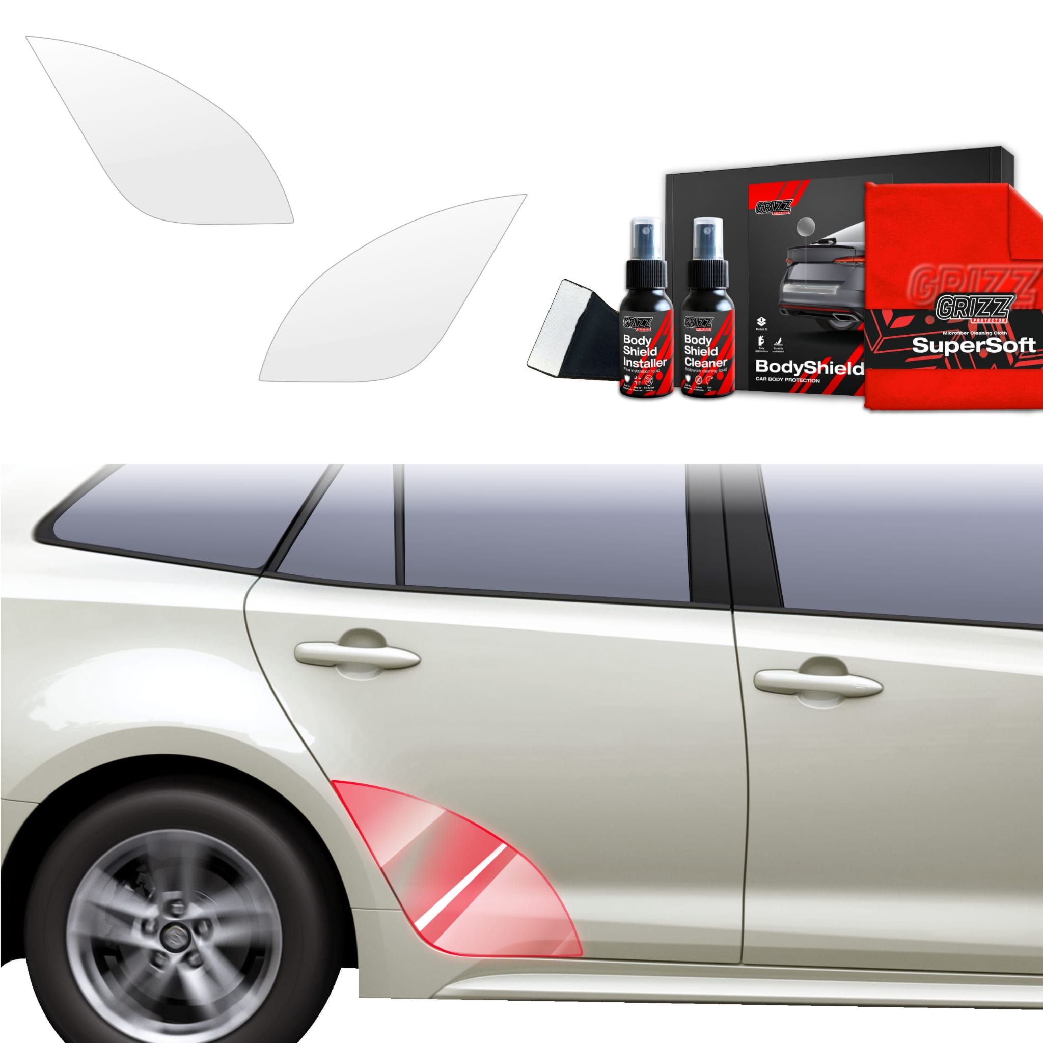 2w1 Folia ochronna Grizz Protector na nadkola do Toyota Corolla Kombi Facelift (2022-2026)