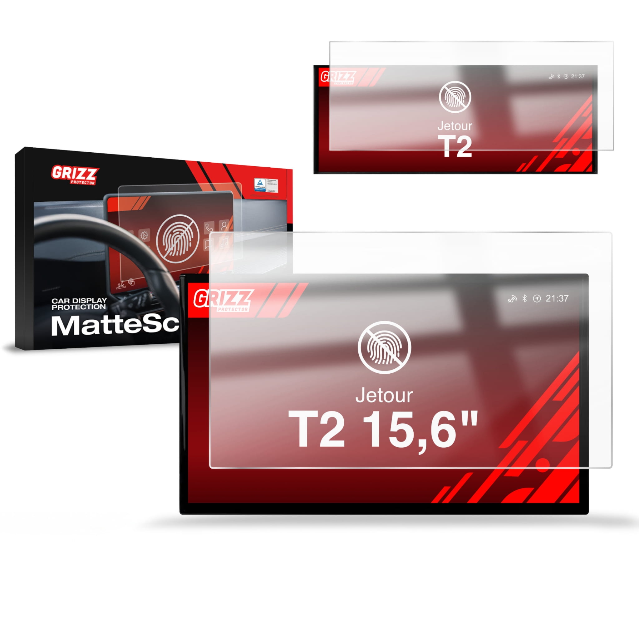 2w1 Folia antyodciskowa Grizz Protector do Jetour T2 15,6″ (2025-2026)
