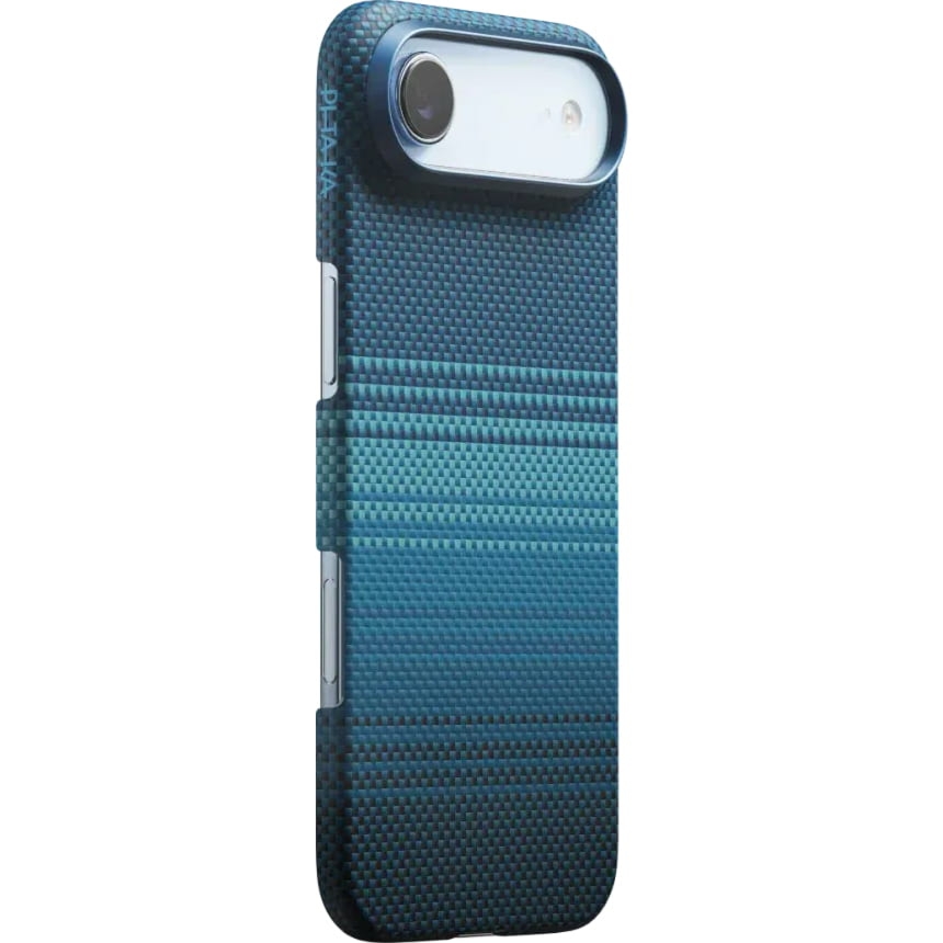 Etui aramidowe PITAKA Ultra-Slim Case PitaTap do MagSafe, do iPhone Air, niebieskie