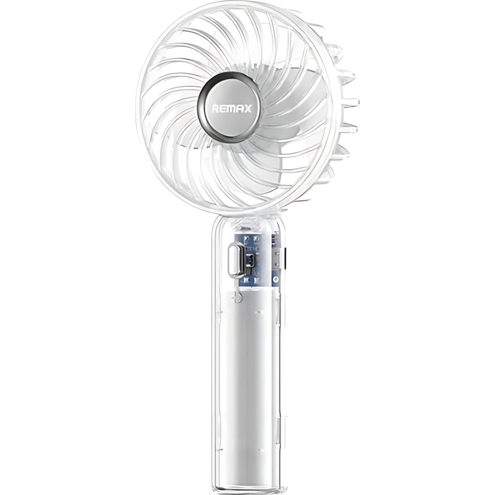 Image of Wiatrak podręczny, wentylator, wiatraczek Remax Handheld Fan RS-SF01, przezroczysty