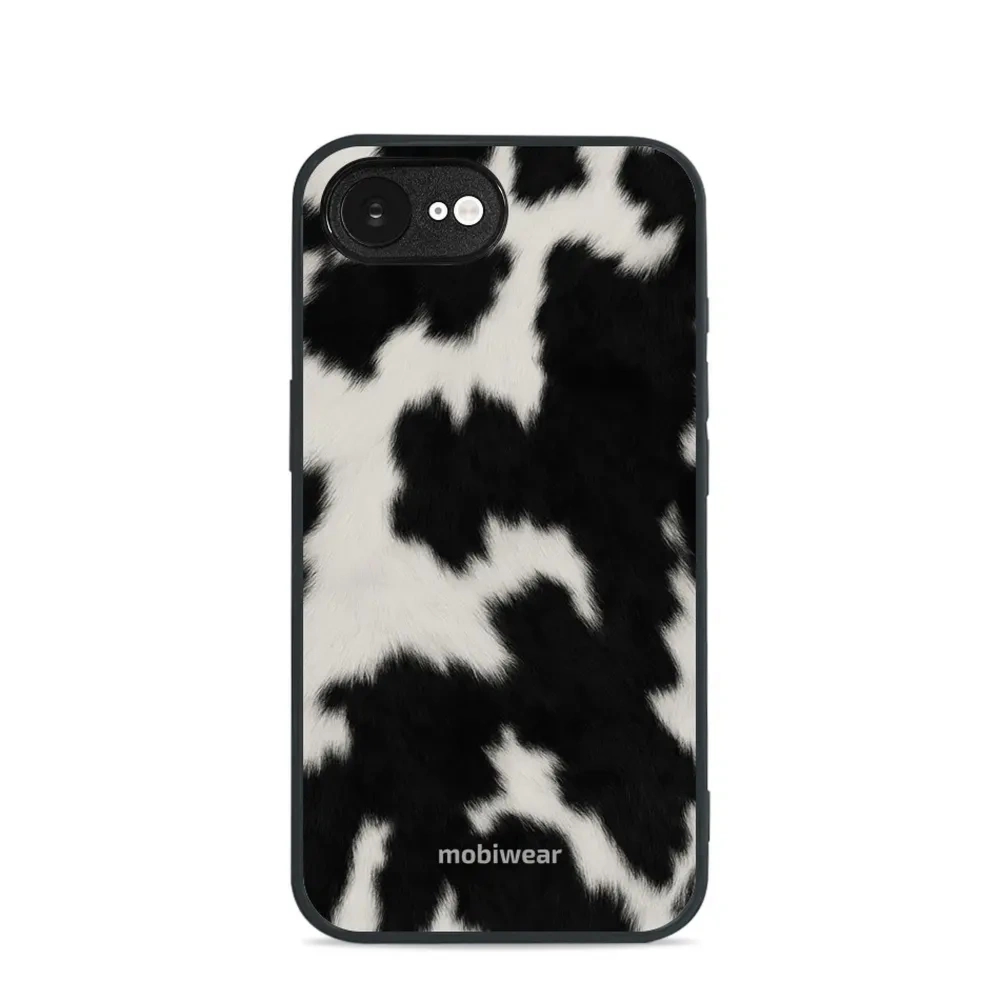 Etui ochronne do iPhone 17e / 16e, Mobiwear Glossy Case, krowie futerko