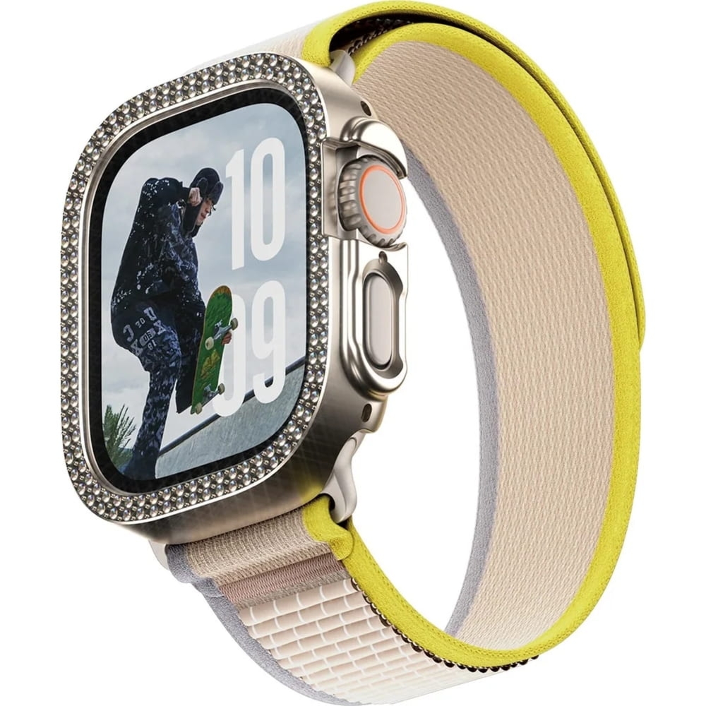 Etui SAFE by PanzerGlass Bling do Apple Watch Ultra 3 / 2 / 1 (49 mm), złote