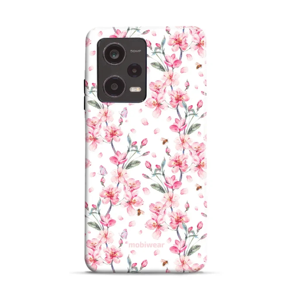 Etui ochronne do Xiaomi Redmi Note 12 Pro 5G, Mobiwear Elite Pro, japoński bukiet