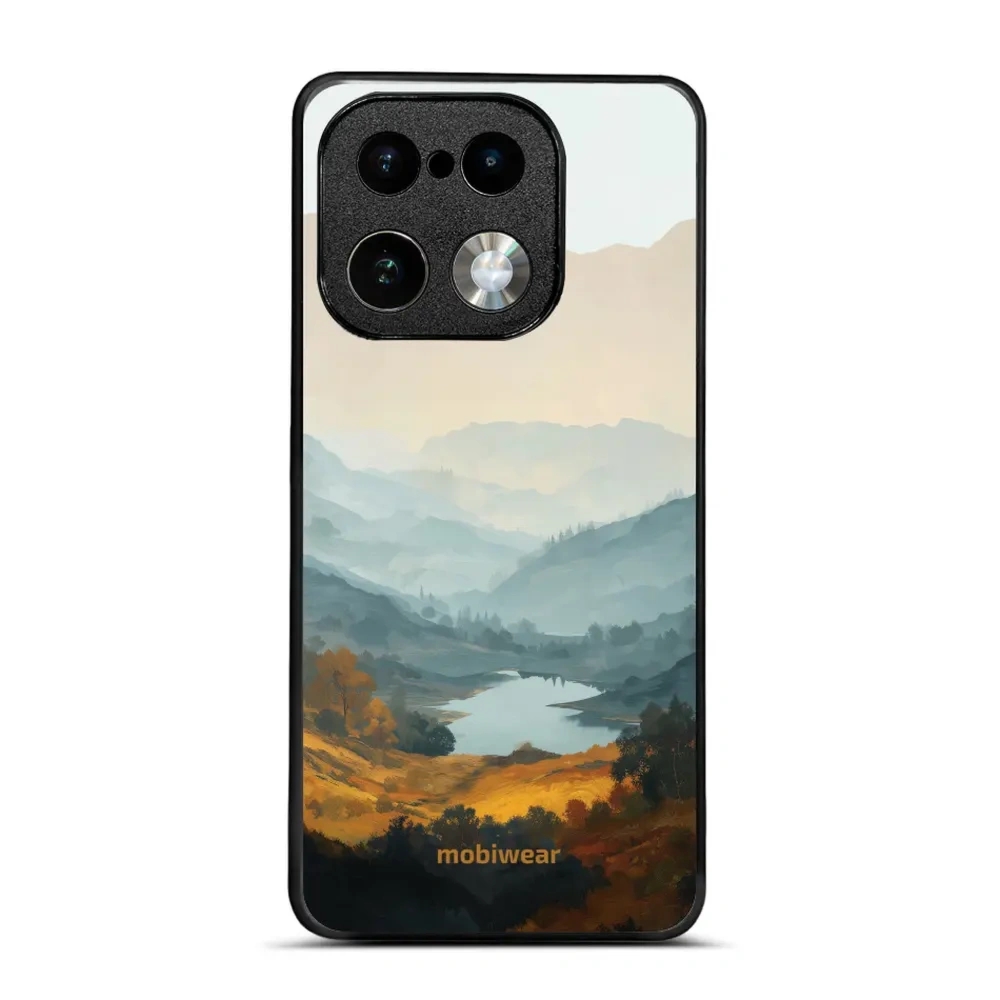 Etui ochronne do realme 16 Pro Plus 5G, Mobiwear Glossy Case, jezioro w dolinie