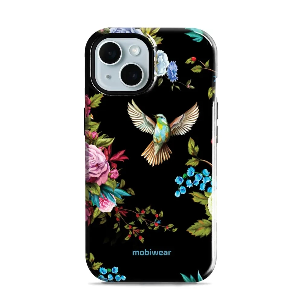 Etui ochronne do iPhone 15, Mobiwear Elite Pro, nocny koliber