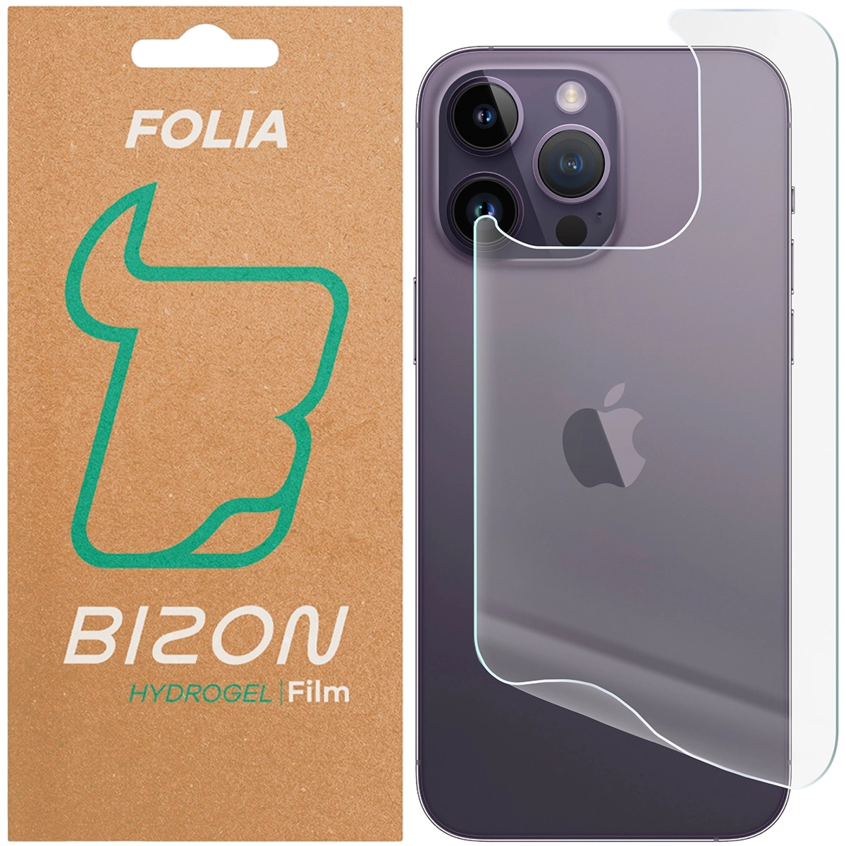 Folia hydrożelowa na tył Bizon Film Hydrogel Back do iPhone 14 Pro, 1 sztuka