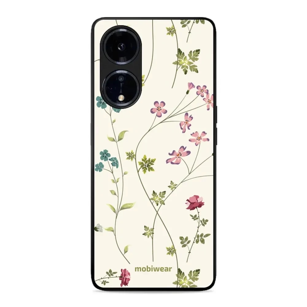 Etui ochronne do Oppo A98 5G, Mobiwear Glossy Case, sielski kwiat