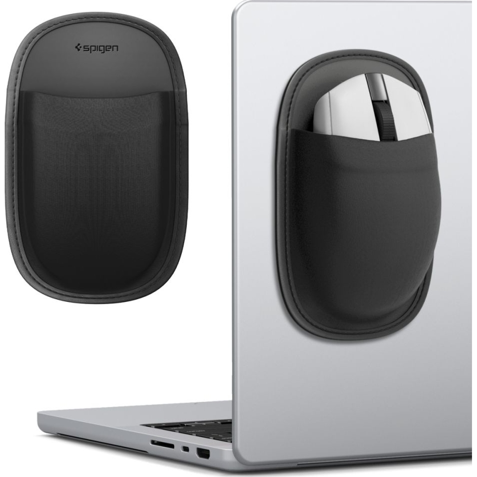 Kieszeń na mysz do laptopa i tabletu Spigen LD220 Mouse Sleeve, czarna