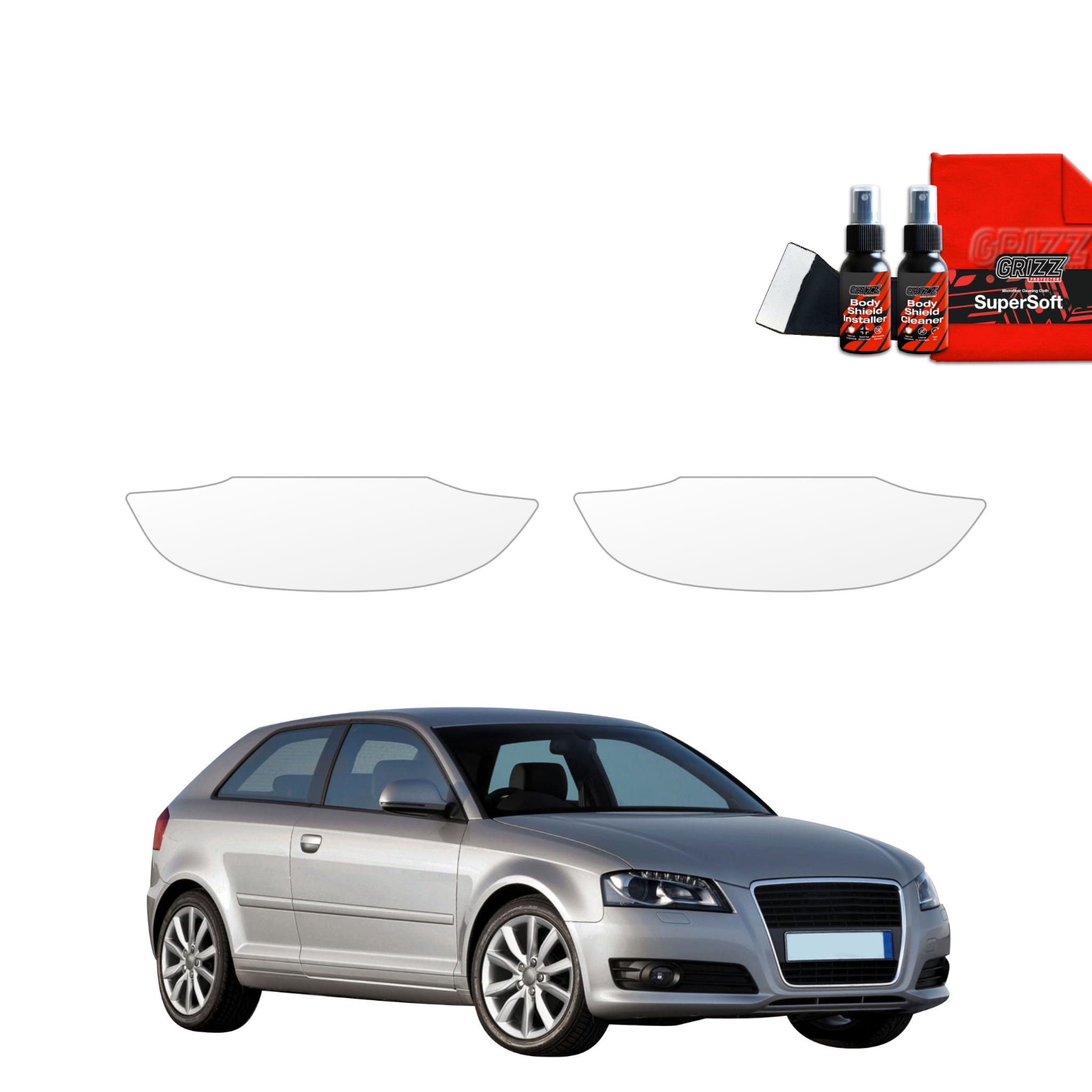 2w1 Folia ochronna pod klamki Grizz Protector do Audi A3 8P Hatchback 3D Facelift (2008-2013)