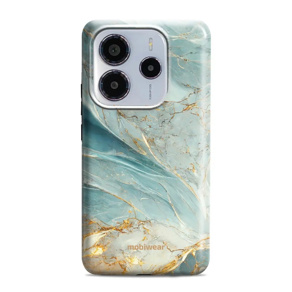 Etui ochronne do Xiaomi Redmi Note 14 5G, Mobiwear Elite Pro, żyła lazuru