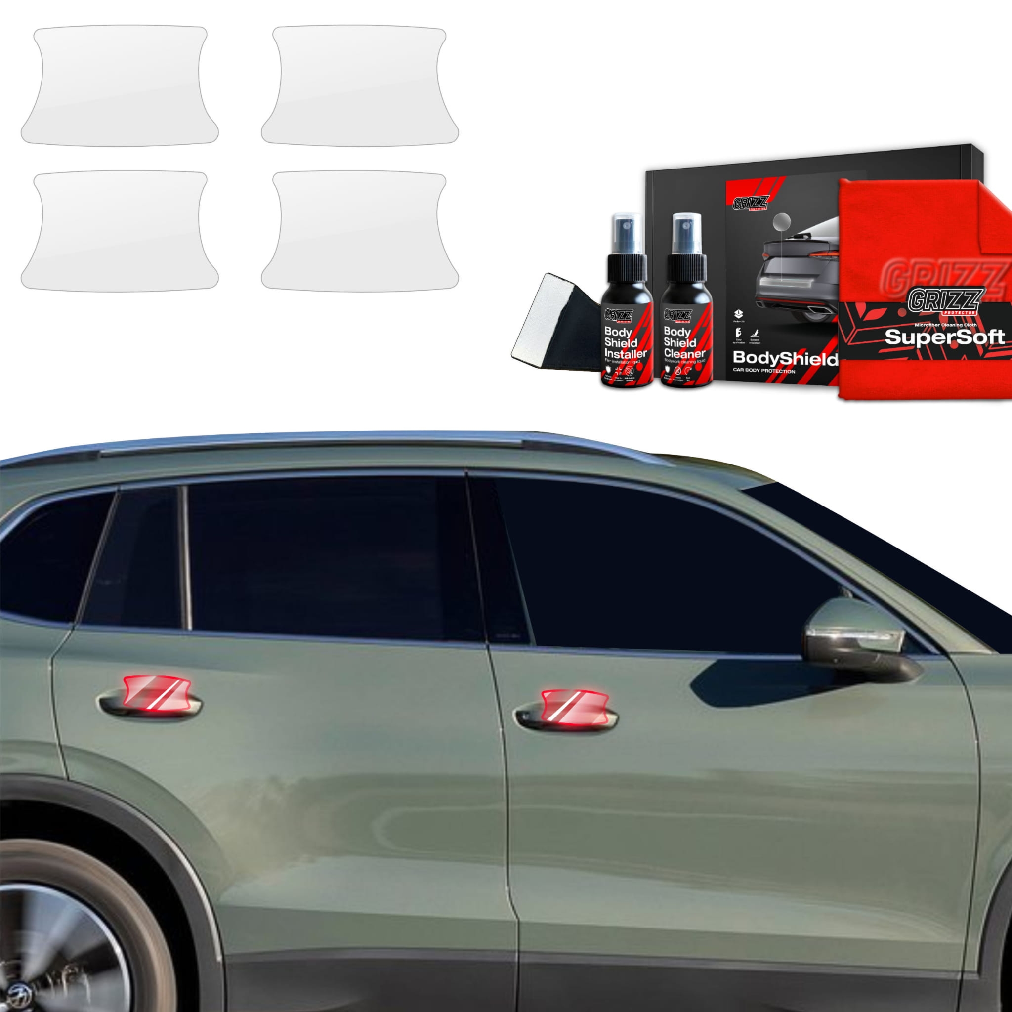 4w1 Folia ochronna Grizz Protector pod klamki do Volkswagen VW Tiguan 3 (2024-2026)