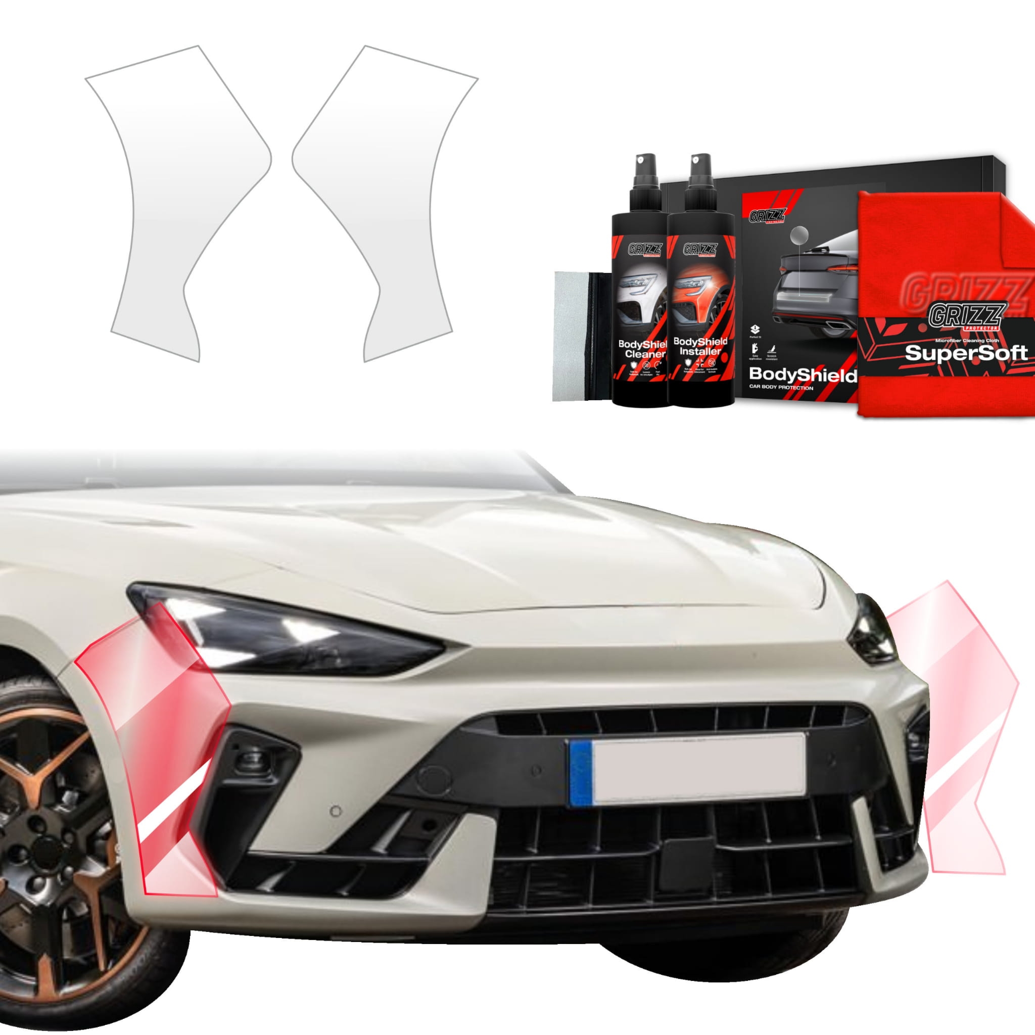 2w1 Folia ochronna Grizz Protector na zderzak do Cupra Leon Sportstourer (2024-2026)