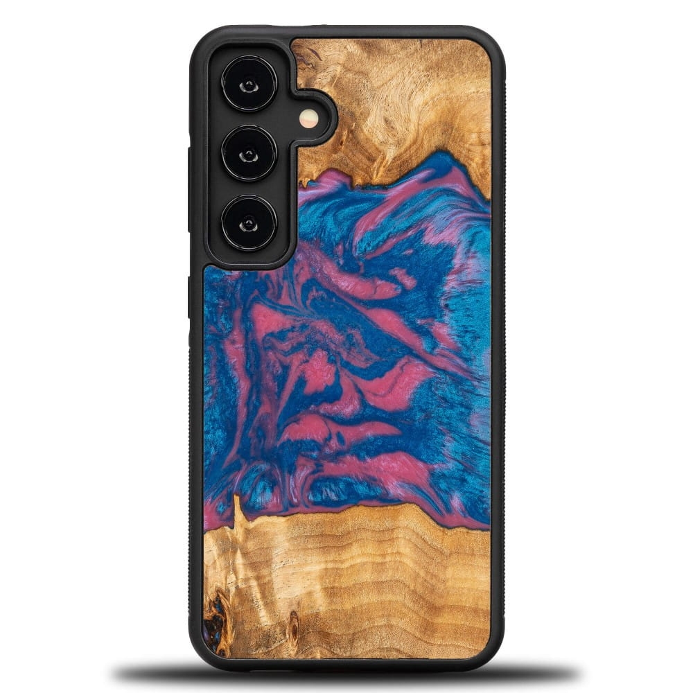 Image of Drewniane etui do Galaxy S25, Bewood Unique Neons Vegas