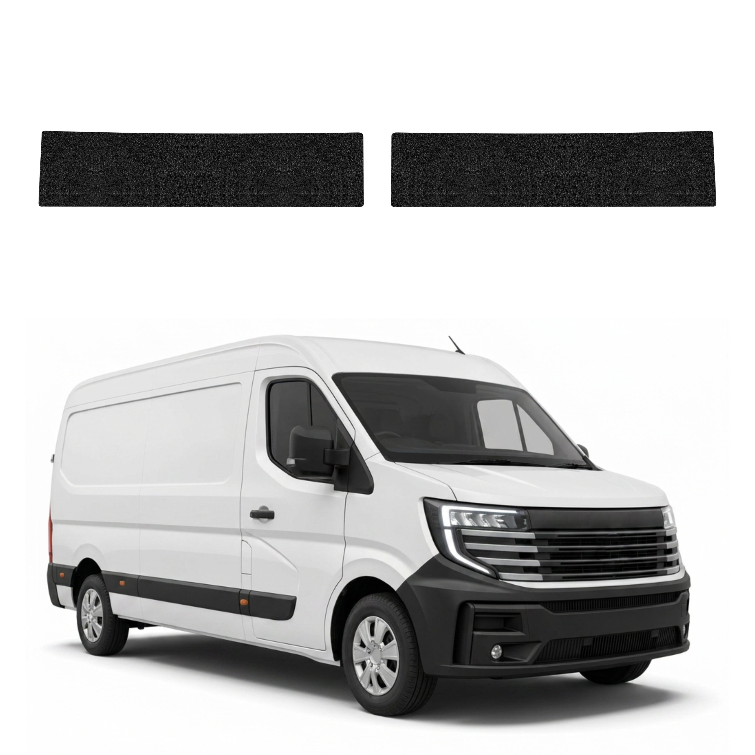 2w1 Czarna powłoka techniczna Grizz Protector na progi Nissan Interstar-e 3 (2024-2026)