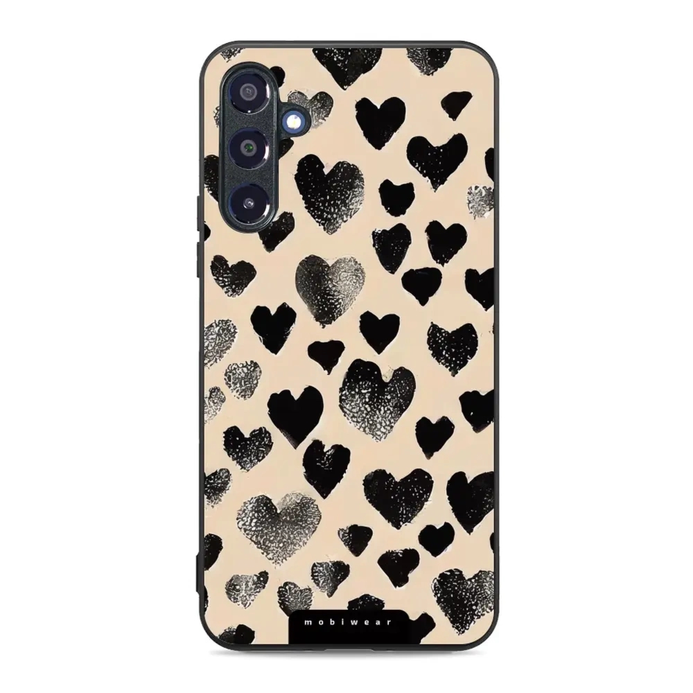 Etui ochronne do Galaxy A16 5G, Mobiwear Glossy Case, beżowa miłość