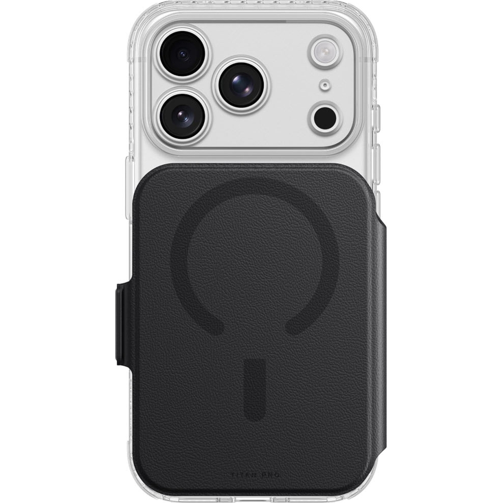 Etui AmazingThing Titan Pro Lens Flip Set do iPhone 18 Pro Max, czarne