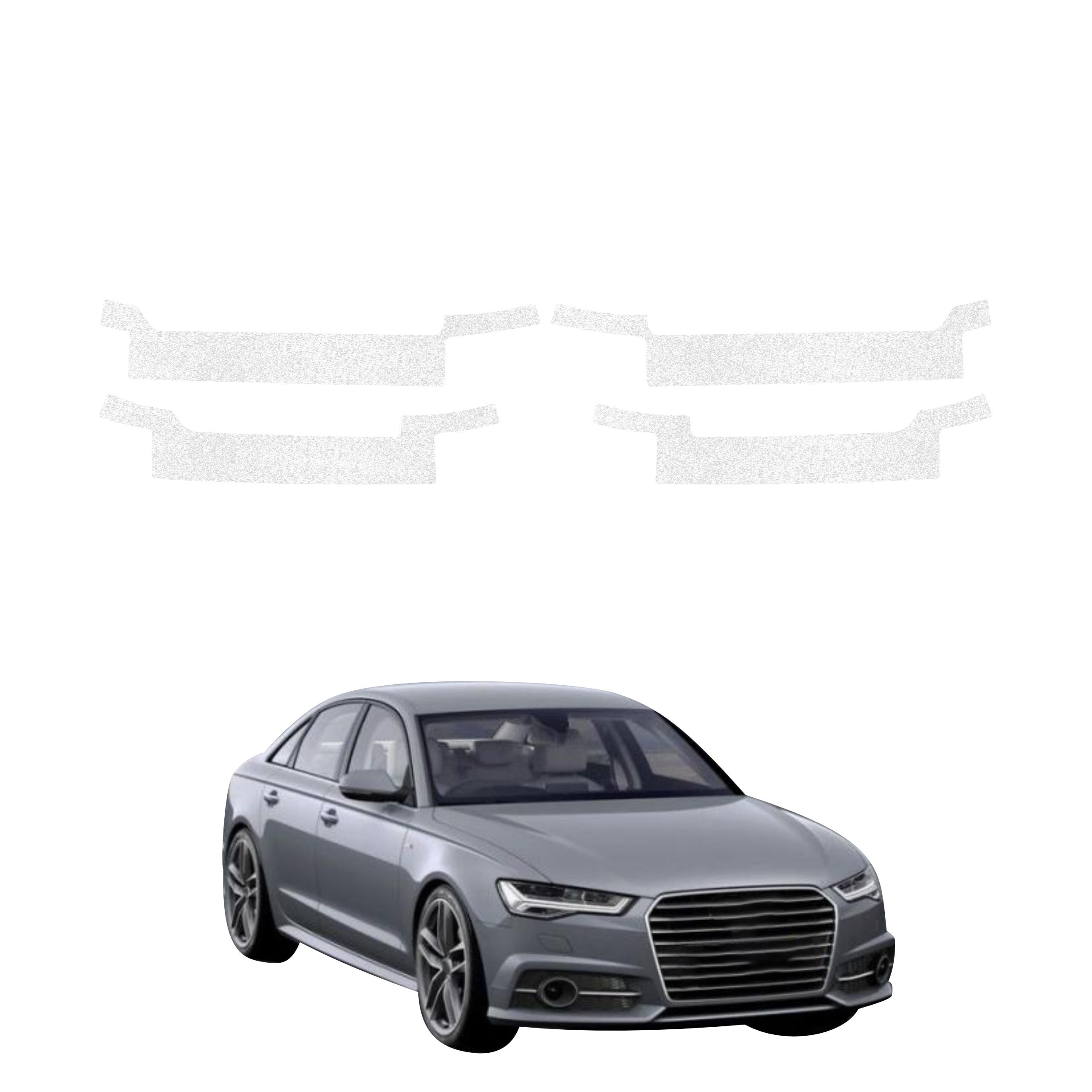 4w1 Biała powłoka techniczna Grizz Protector na progi Audi A6 C7 Sedan (2011-2014)