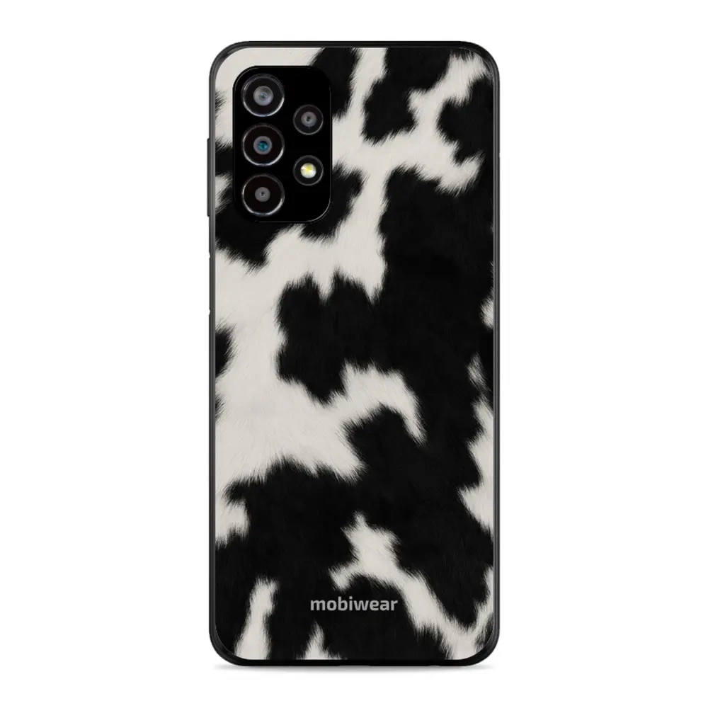 Etui ochronne do Galaxy A23 4G, Mobiwear Glossy Case, krowie futerko