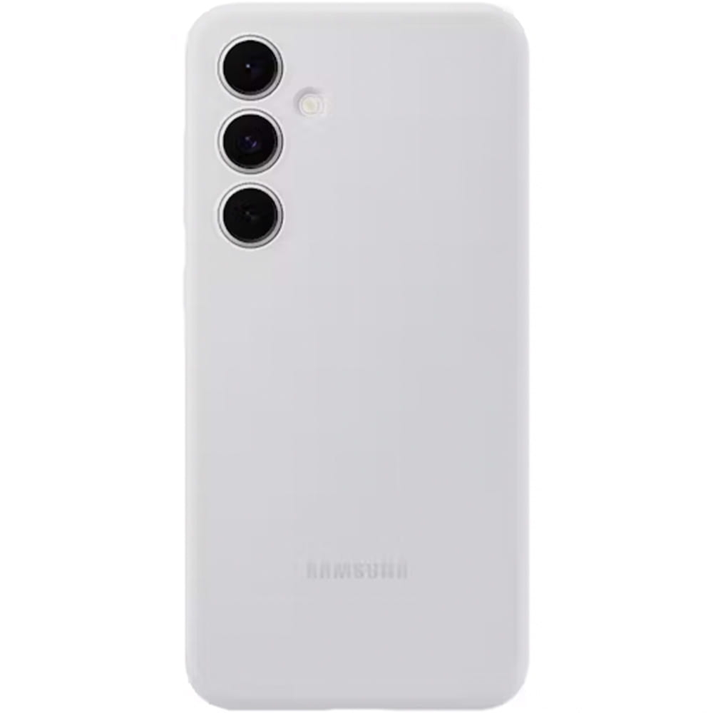 Etui Samsung Silicone Cover do Galaxy S24 FE, szare