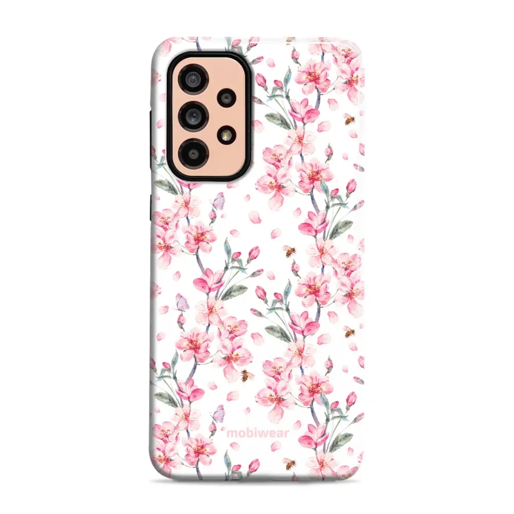 Etui ochronne do Galaxy A53 5G, Mobiwear Elite Pro, japoński bukiet