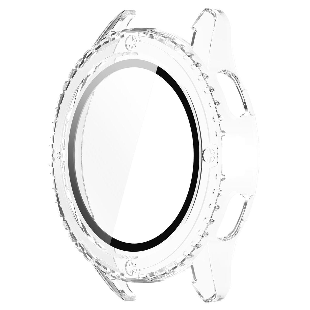 Image of Etui Bizon Case+Glass Watch do Xiaomi Watch S3 47 mm, przezroczyste