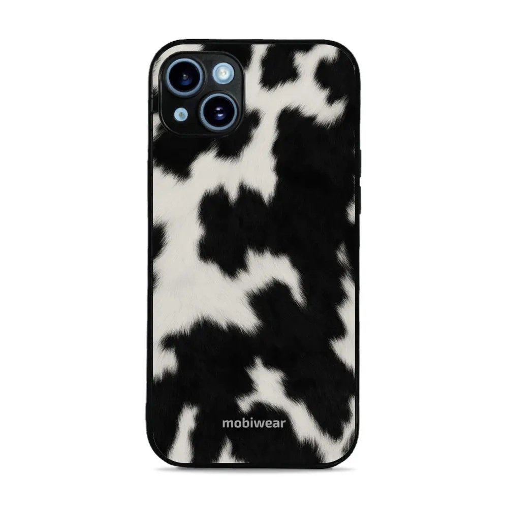 Etui ochronne do iPhone 14 Plus, Mobiwear Glossy Case, krowie futerko