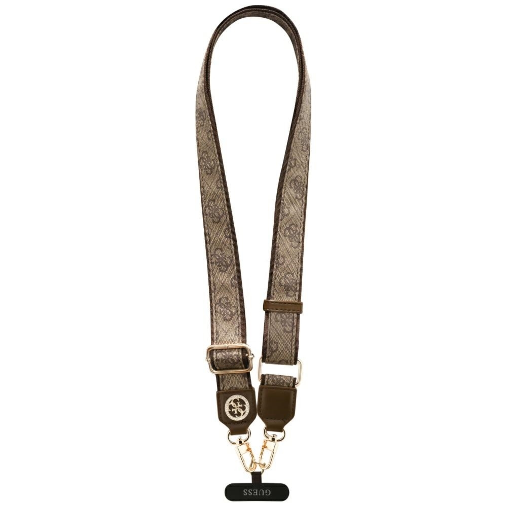 Smycz do telefonu Guess  Universal Crossbody Strap 150 cm/ pasek, brązowa