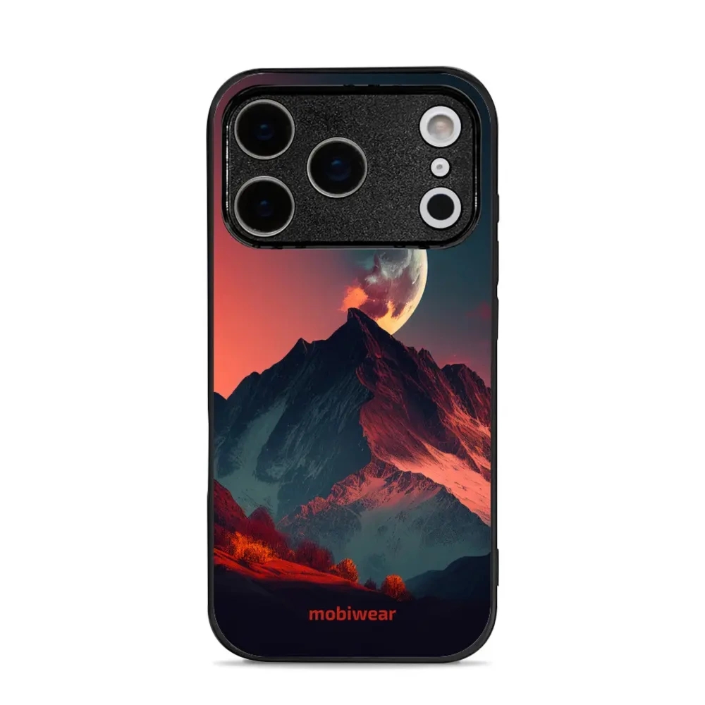Etui ochronne do iPhone 17 Pro, Mobiwear Glossy Case, górski zmierzch