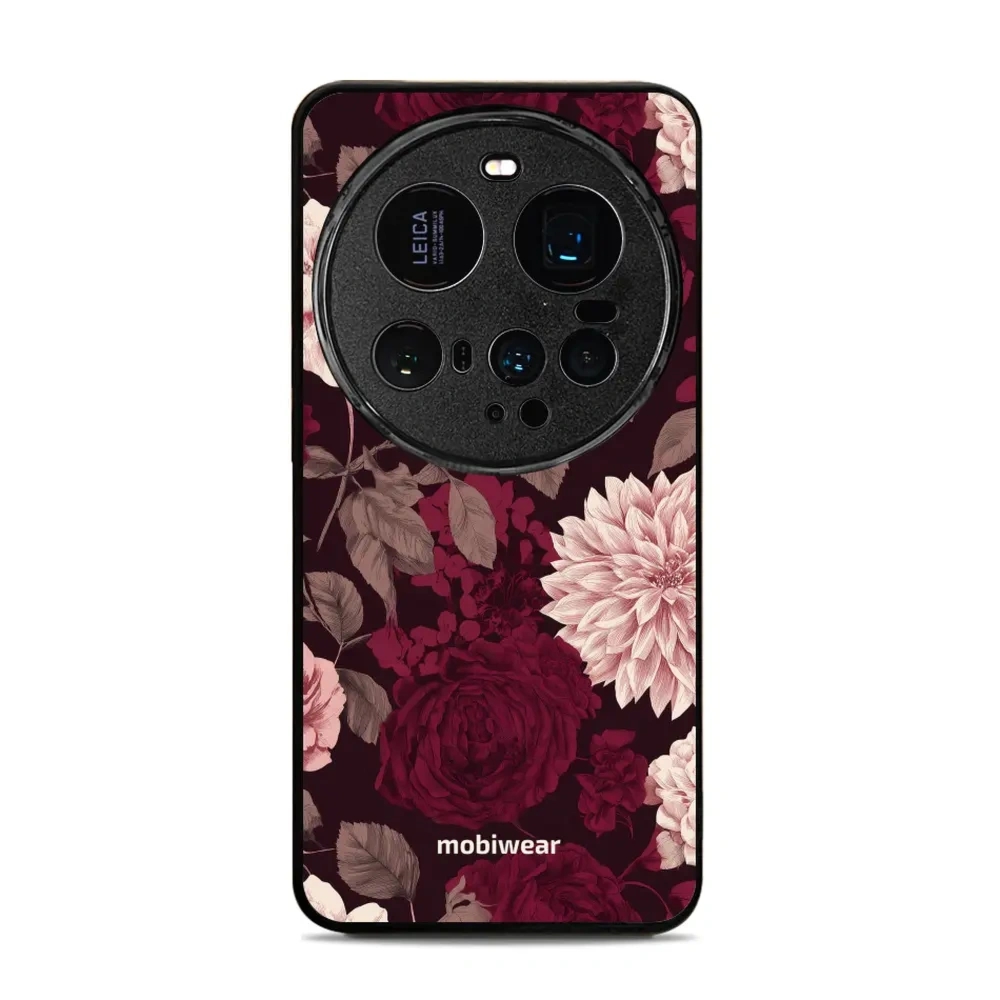 Etui ochronne do Xiaomi 15 Ultra, Mobiwear Glossy Case, wino i dalie