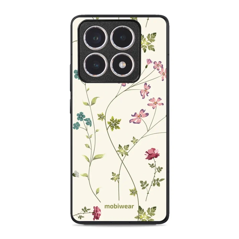 Etui ochronne do Xiaomi 14T, Mobiwear Glossy Case, sielski kwiat