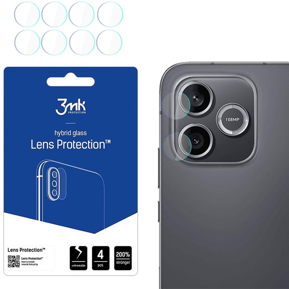Osłona na aparat 3mk Lens Protection do Honor 600 Lite 5G, 4 zestawy
