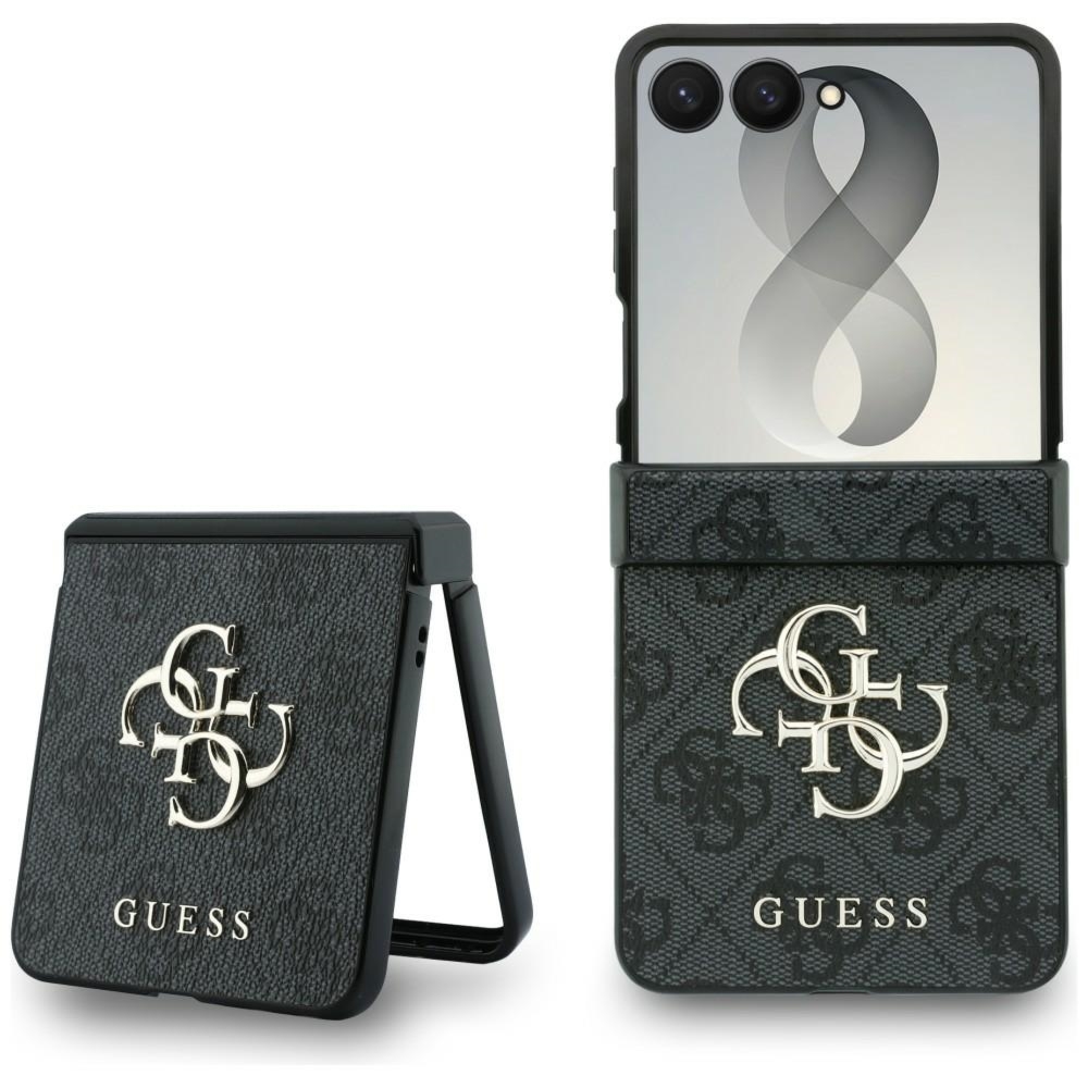 Etui Guess Hardcase 4G Big Metal Logo do Galaxy Z Flip8, czarne