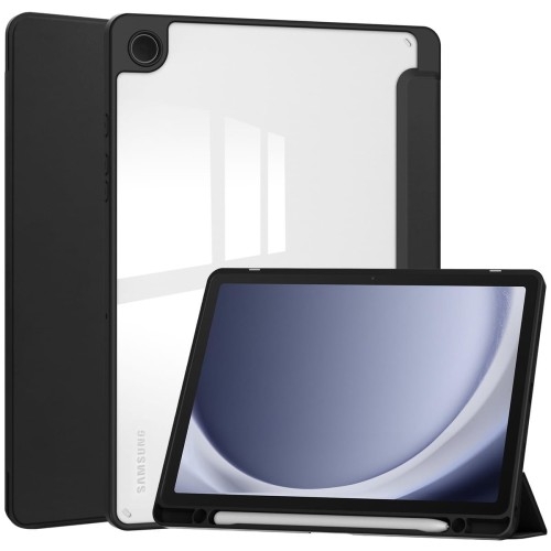 Image of Etui Bizon Case Tab Clear Matt do Galaxy Tab A9 Plus, czarne