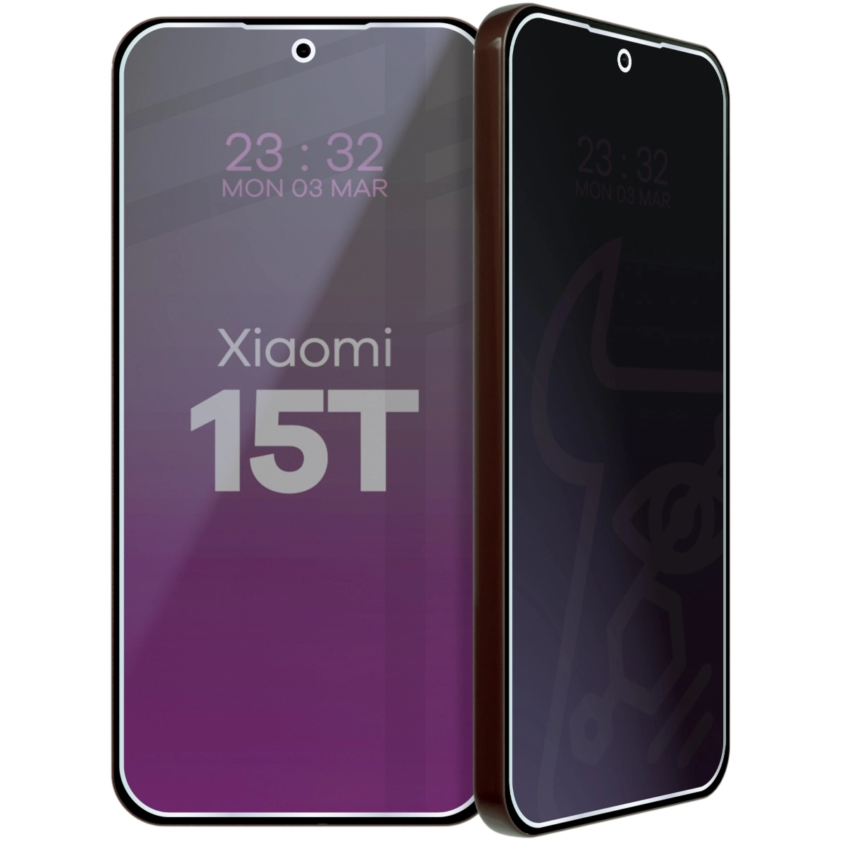Prywatyzujące szkło hybrydowe Bizon Hybrid Shadow do Xiaomi 15T, matowe