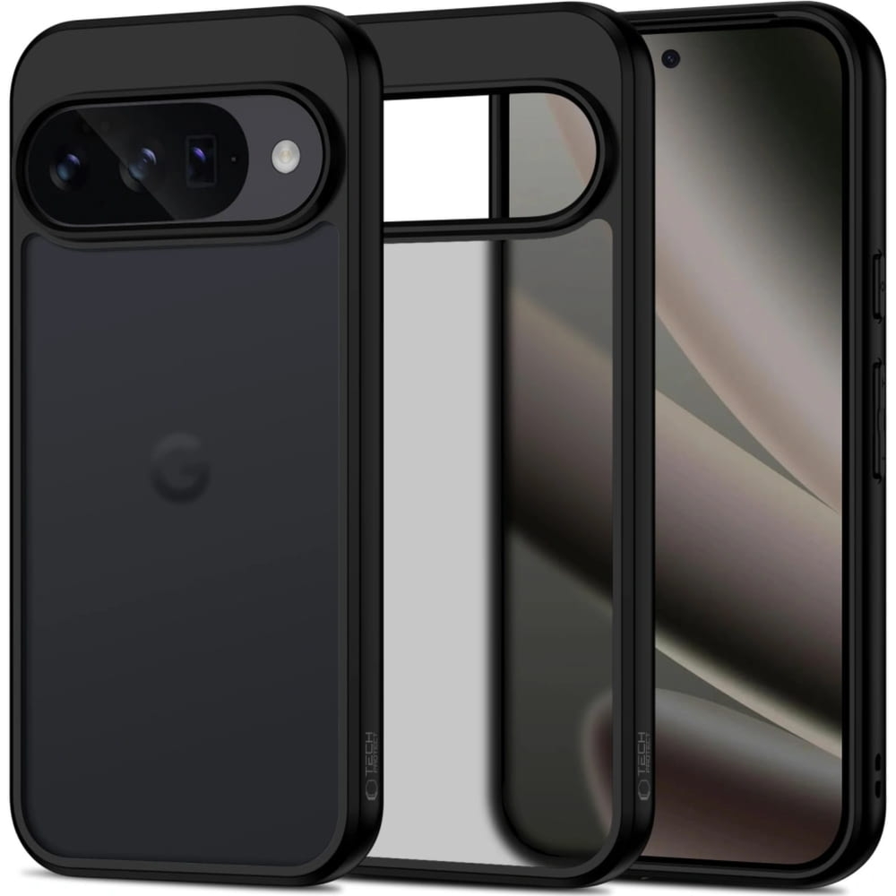 Etui Tech-Protect MagMat do Google Pixel 10 / 10 Pro, przydymiono-czarne