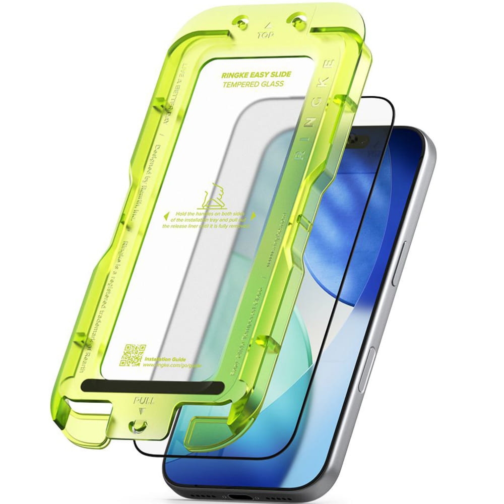 Szkło hartowane na ekran do iPhone 18 Pro / 17 Pro, Ringke Easy Slide 2-Pack z aplikatorem